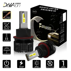 1 Pair Of Car  Led  Headlight Bulbs Ip68 Waterproof