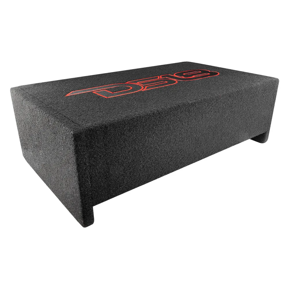 10" Loaded Amplified Shallow Down Fire Subwoofer Enclosure 250 Watts Rms