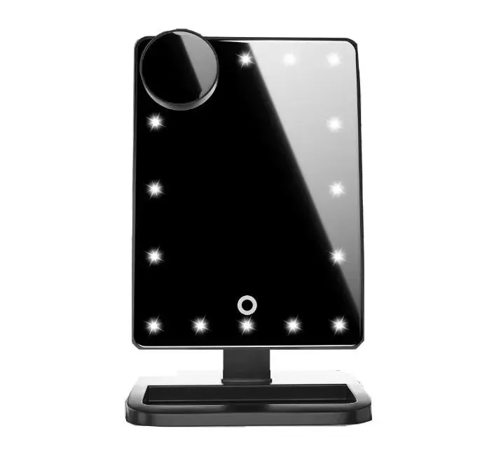 10X magnification, 20 LED lights, Bluetooth music speaker, and lights