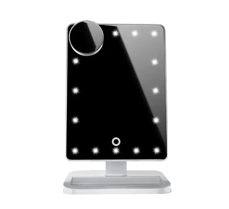 10X magnification, 20 LED lights, Bluetooth music speaker, and lights
