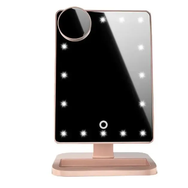 10X magnification, 20 LED lights, Bluetooth music speaker, and lights