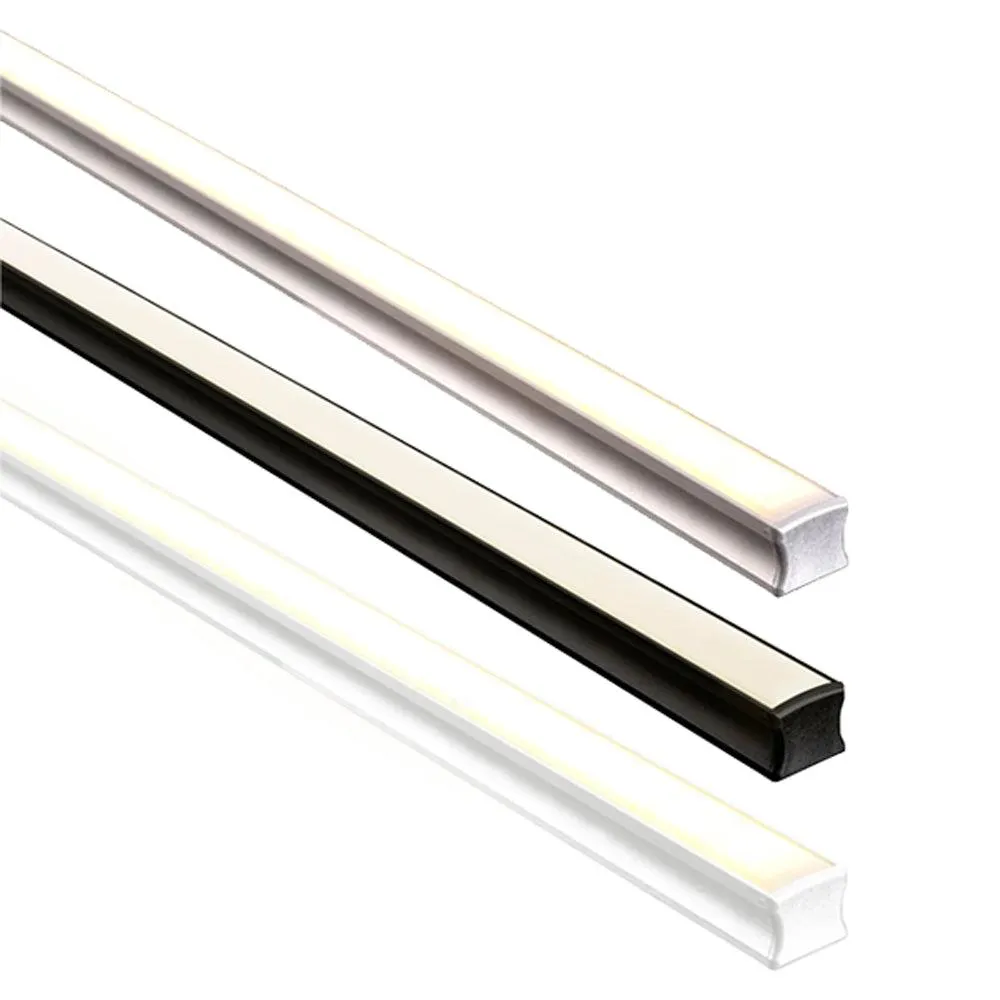 18mm x 15mm Deep Square Silver/Black/White Aluminium Profile Havit Lighting - HV9693-1815