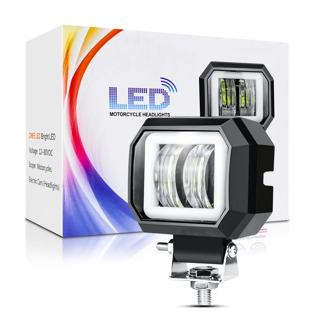 2 Pack3 Inch 20w Offroad Led Work Light Waterproof 12v 24v Suv