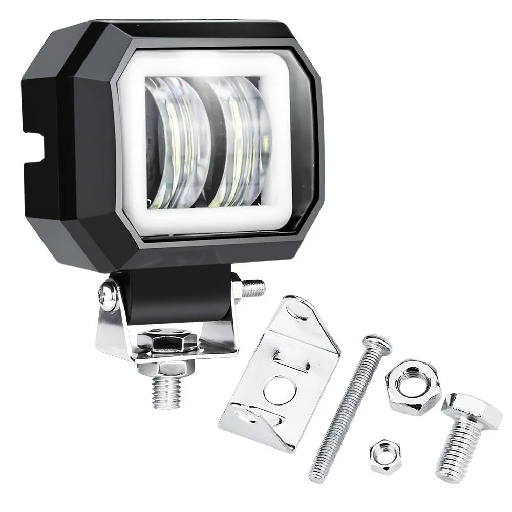 2 Pack3 Inch 20w Offroad Led Work Light Waterproof 12v 24v Suv