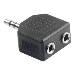 3 PCs Dealsplant 3.5mm Stereo Jack Male to Double AUX Female Headphone/Earphone Splitter Adapter
