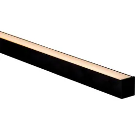 35mm x 37mm Black Deep Square Aluiminium LED Profile Havit Lighting - HV9693-3537-BLK