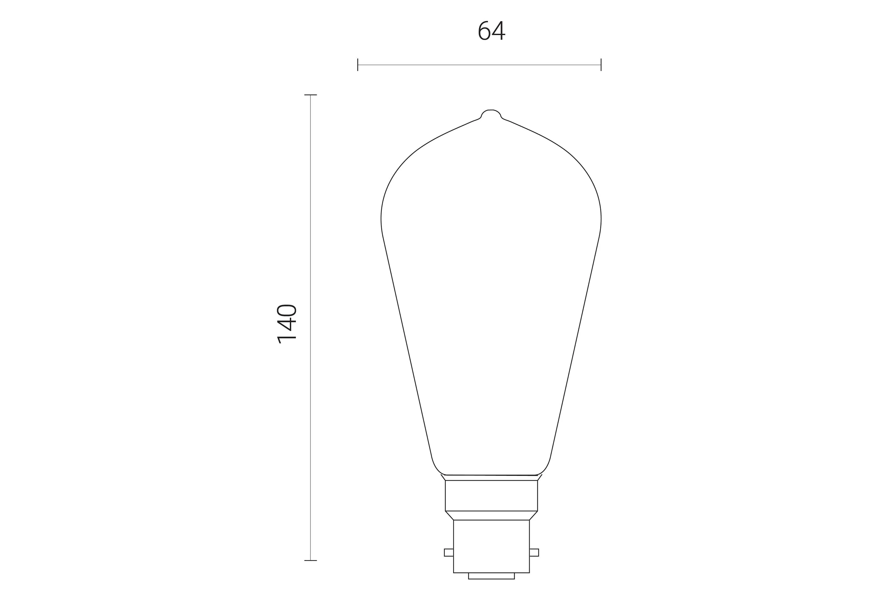 4lite WiZ Connected ST64 Smoky White WiFi LED Smart Bulb - B22 Bayonet