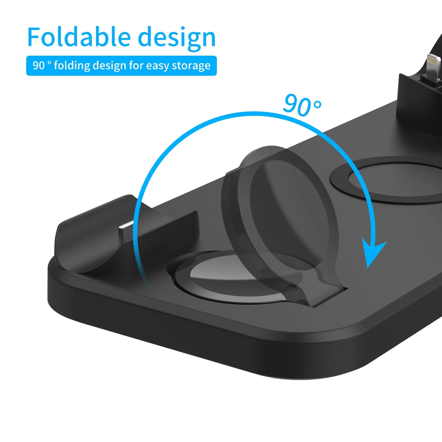 6 in 1 Wireless Charging Station Dock for Apple Android