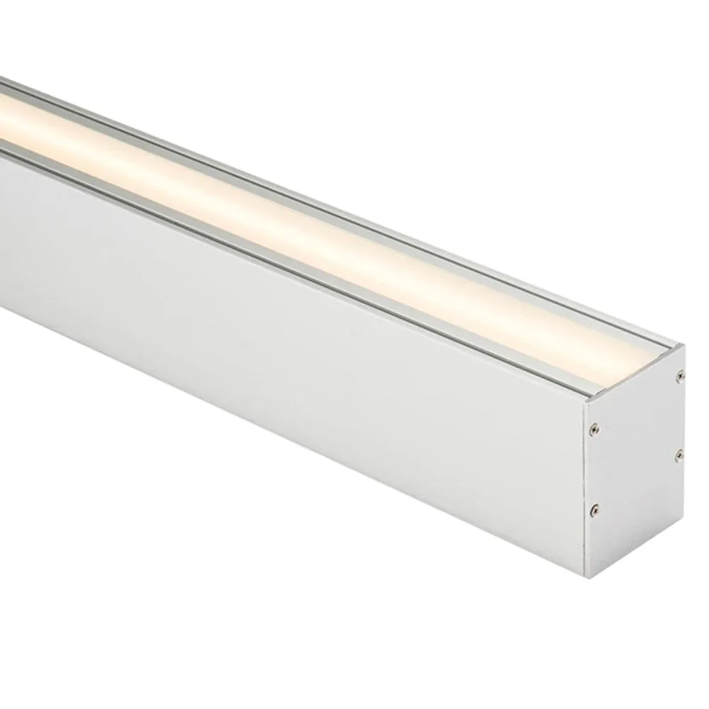 60mm x 80mm Silver Deep Square Up and Down Aluminium LED Profile Havit Lighting - HV9693-6080