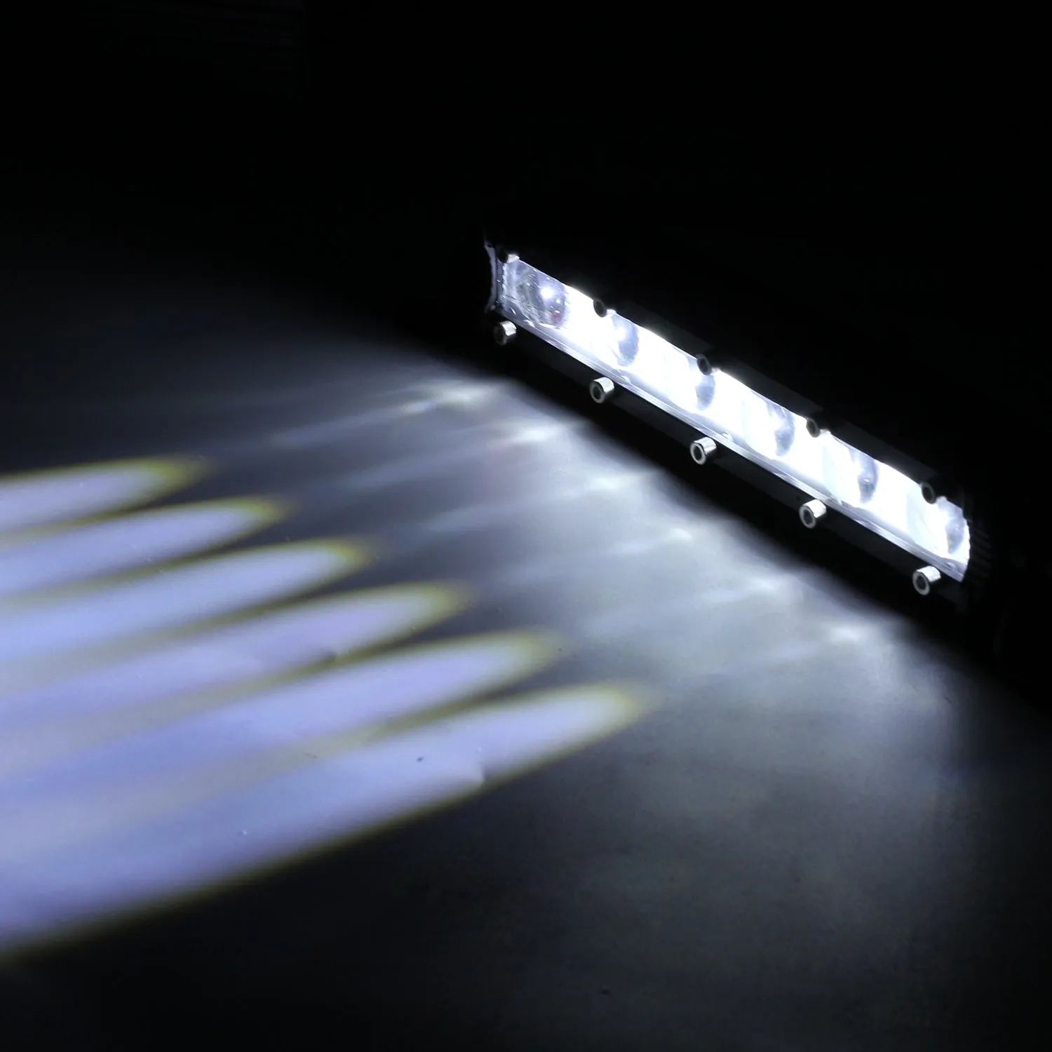 7" 120W LED Work Light Bar Spot Beams 6000K Super Bright
