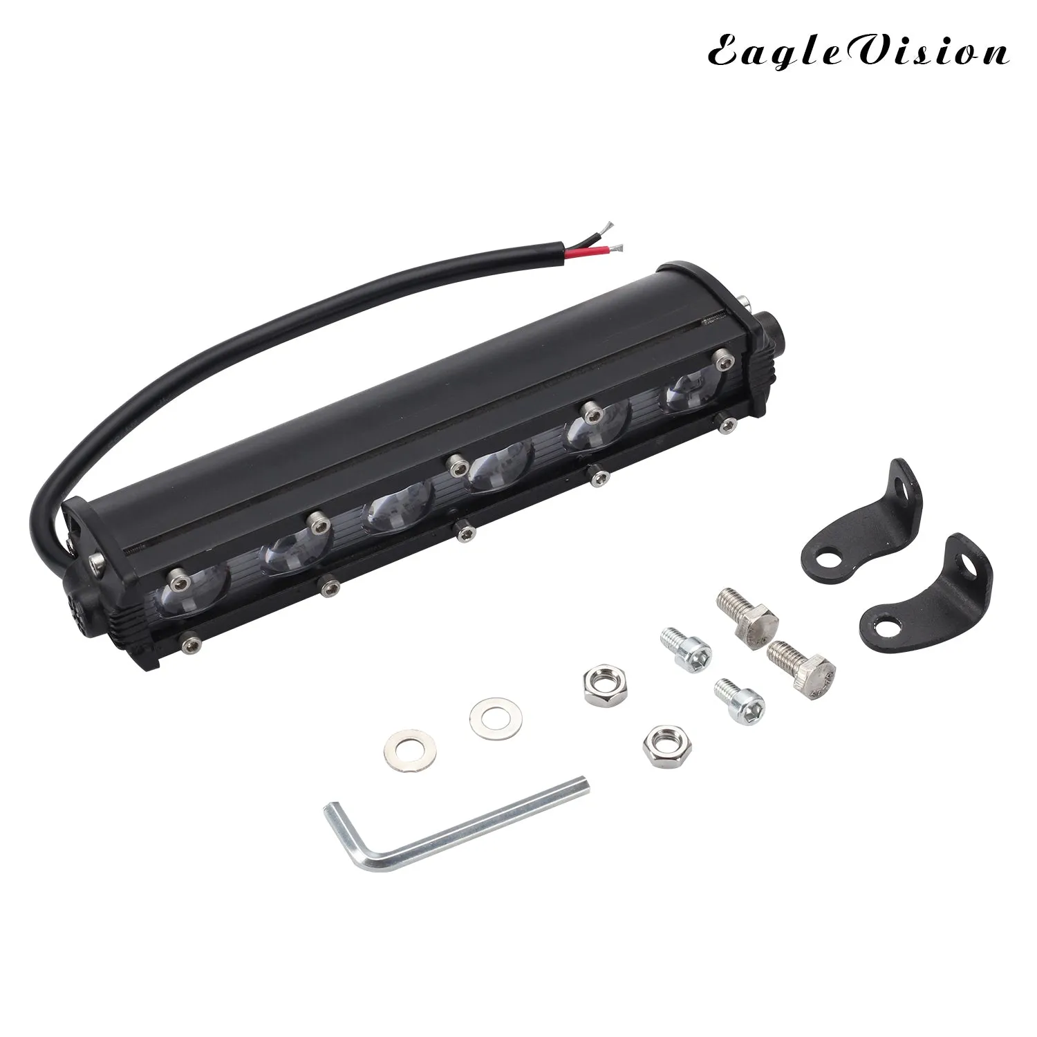 7" 120W LED Work Light Bar Spot Beams 6000K Super Bright