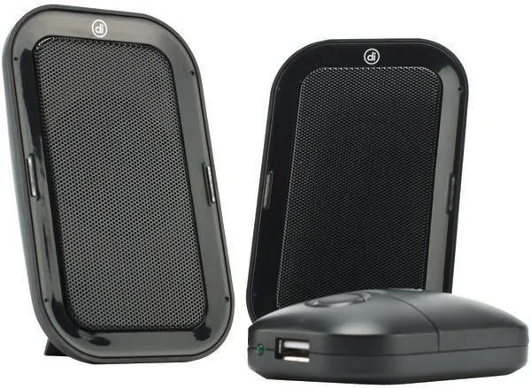 AcoustiX Portable USB Speaker System 2.0 USB Travel Speakers by DIGITAL INNOVATIONS 4330300