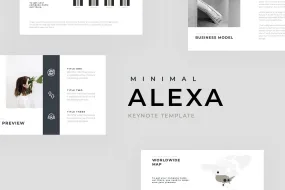 Alexa Minimal Keynote Template