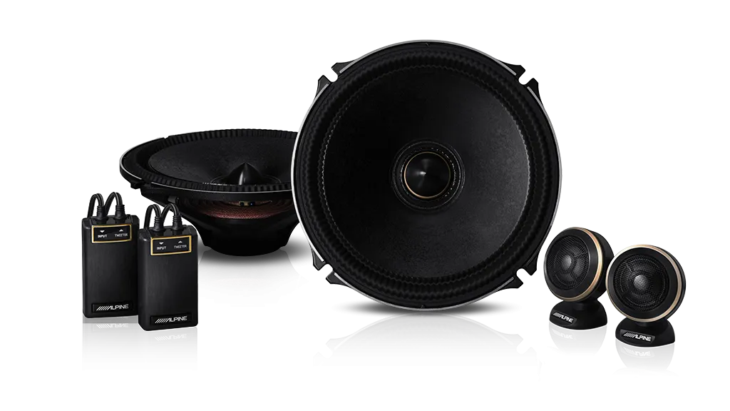 Alpine X-180S X-Premium Sound 7″ Component Speakers
