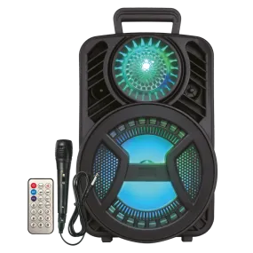 AMPD Laser LED Trolley Party Bluetooth Speaker with Mic
