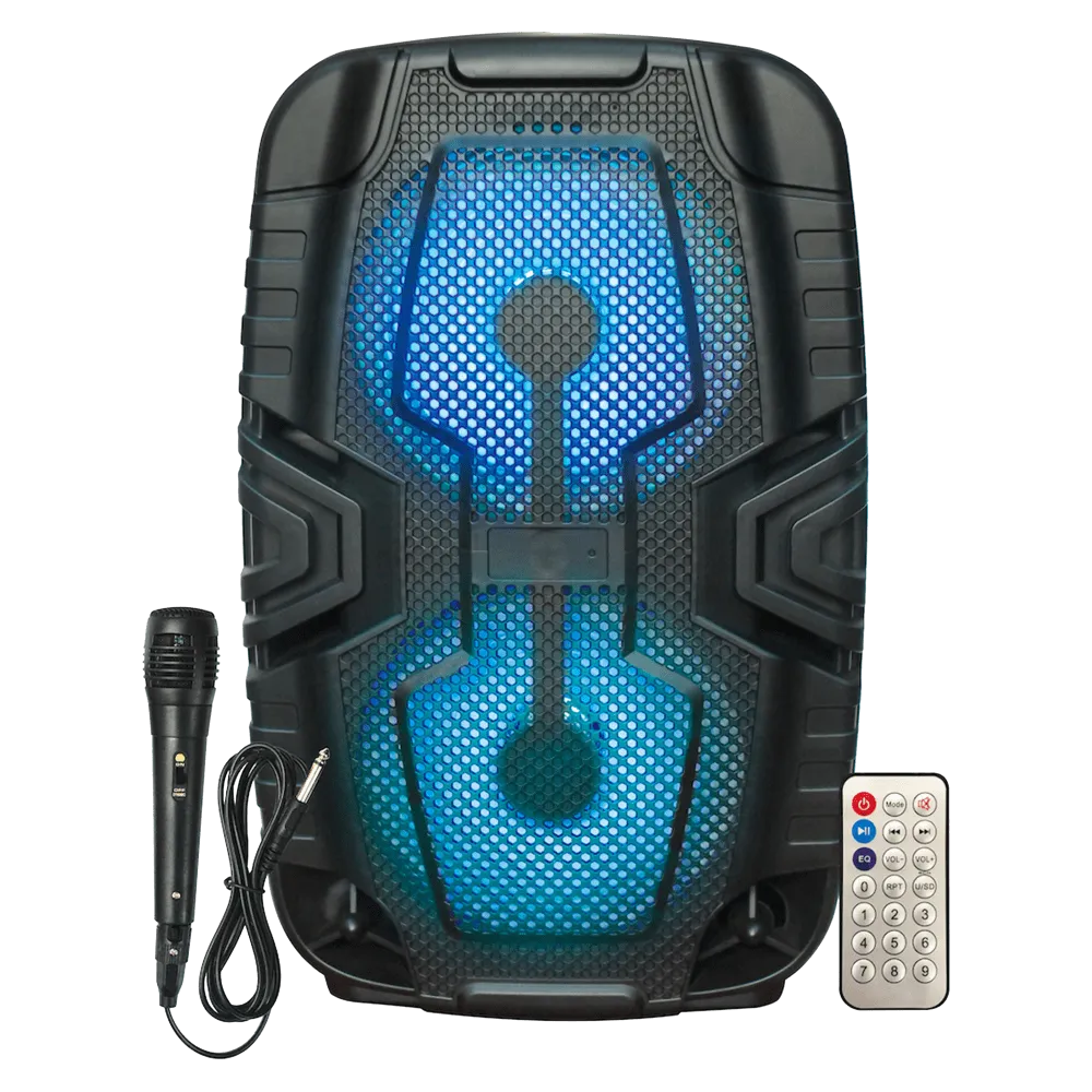 AMPD Thump Ultra LED Dual Karaoke Bluetooth Speaker with Mic & Remote