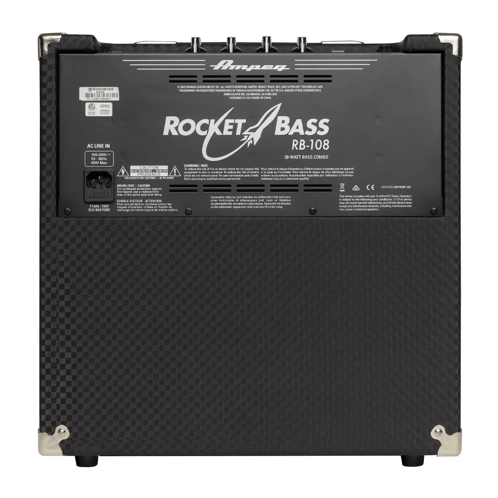 Ampeg Rocket Bass RB-108 30W 1×8" Bass Combo Amplifier