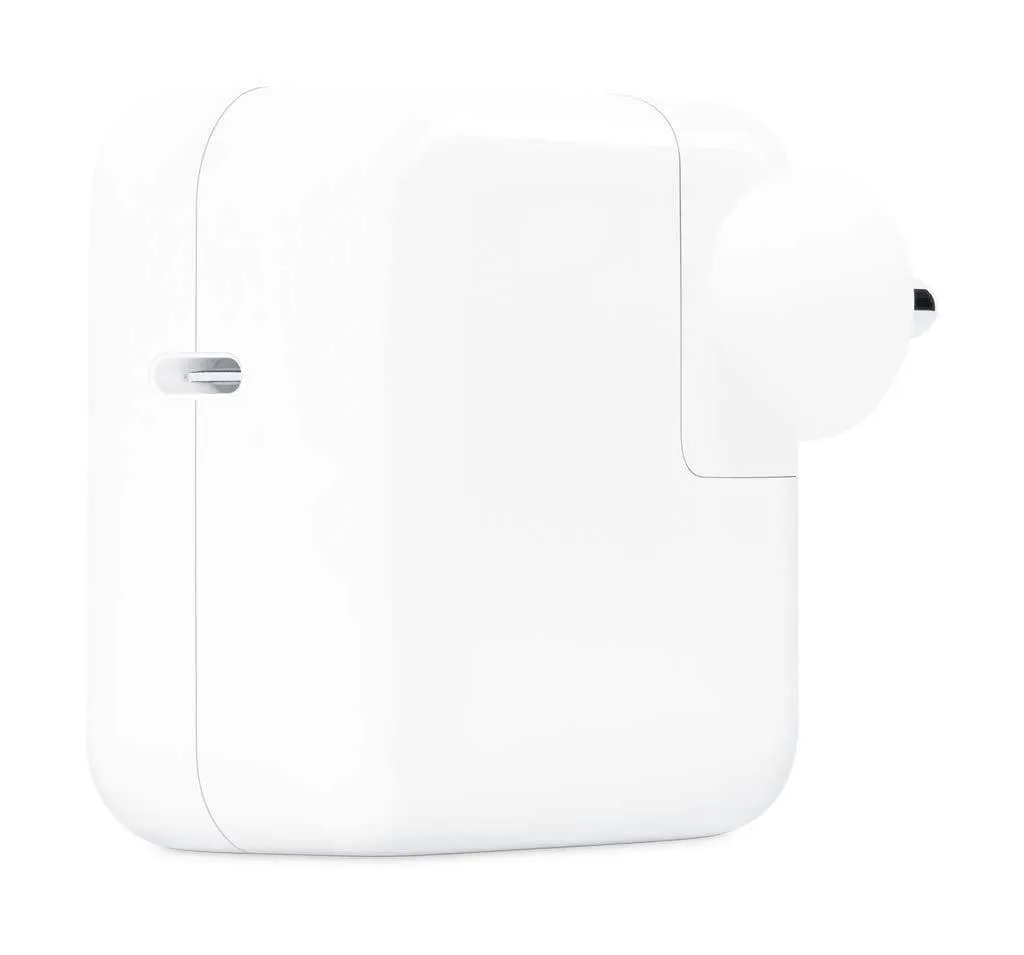 Apple 30W USB-C Power Adapter for MacBook, MacBook Pro, latest iPad and iPhones (Original, Imported)