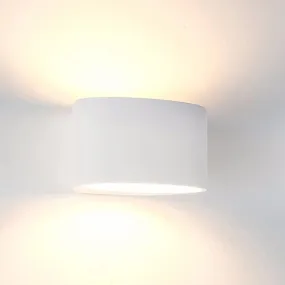 Arc Plaster LED Wall Light Large 3w in White Havit Lighting - HV8026