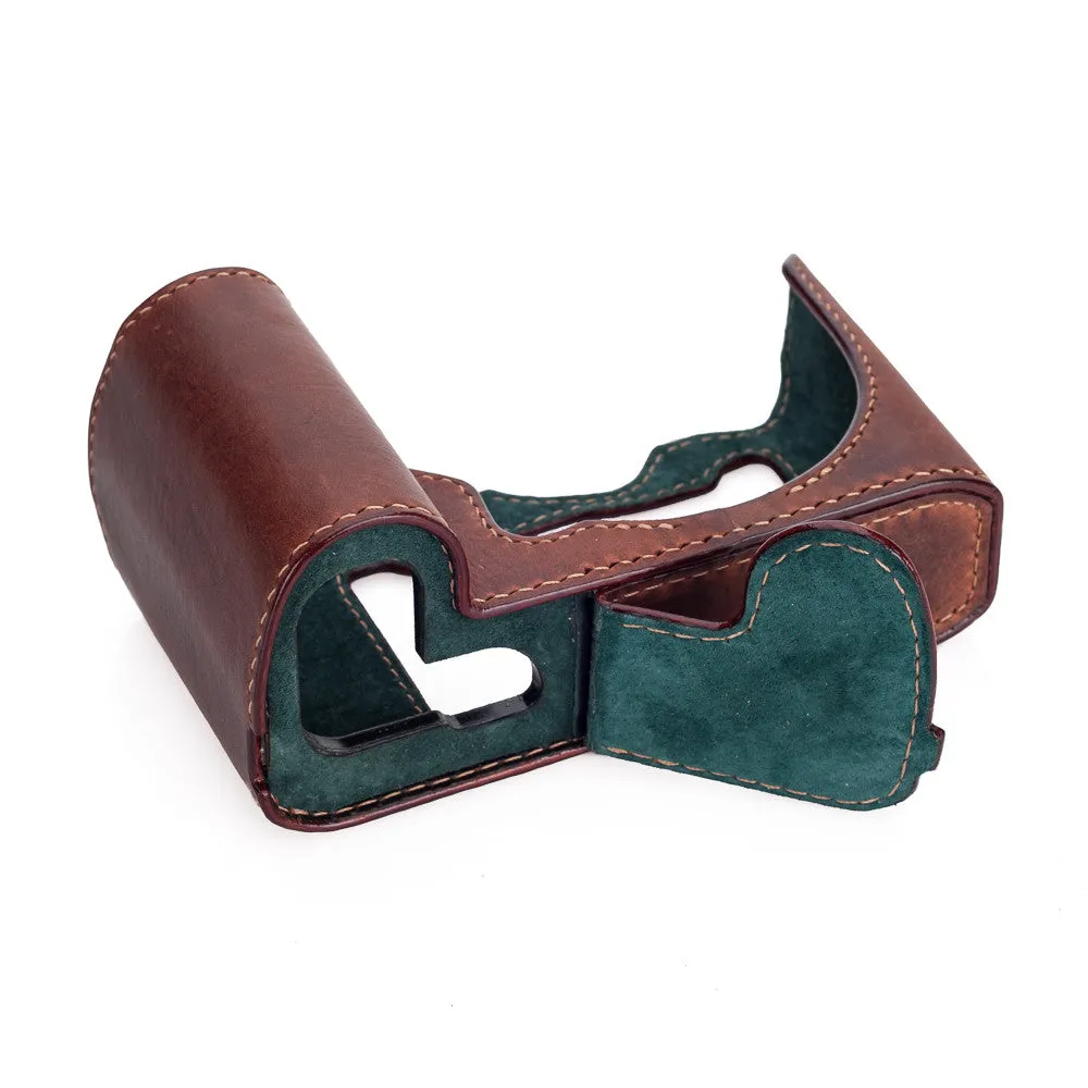 Arte di Mano Half Case for Leica SL (Typ 601) with Battery Access Door - Rally Volpe