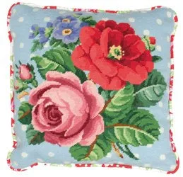 Berlin Roses Cushion Front Kit