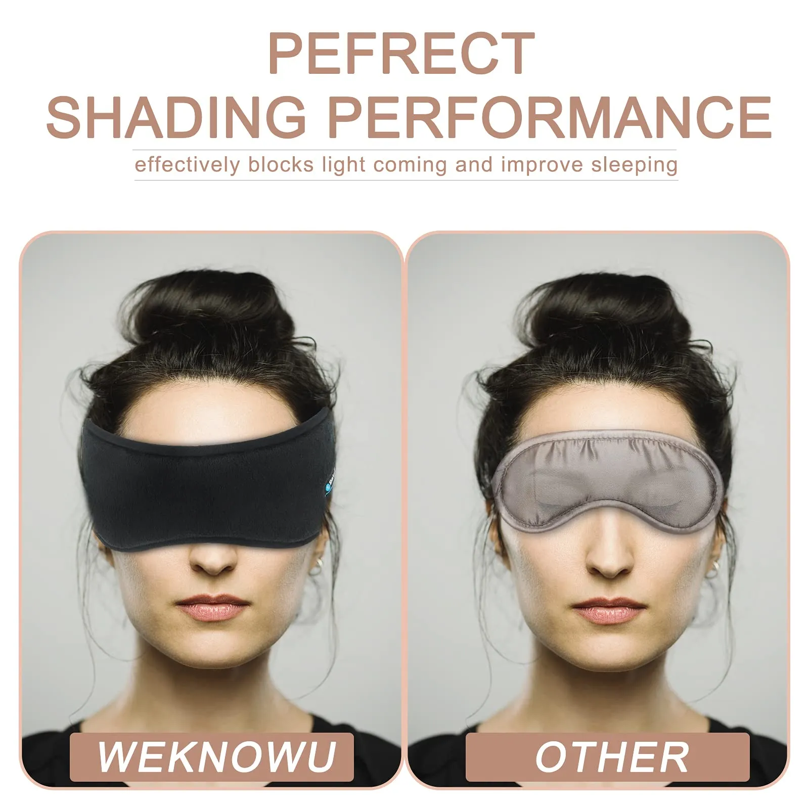 Bluetooth Eye-Mask Sleep Headphones, Wireless Music Sleep Mask Noise Cancelling Sleeping Headphone Washable Perfect for Men Women Sleeping/Travel/Meditation