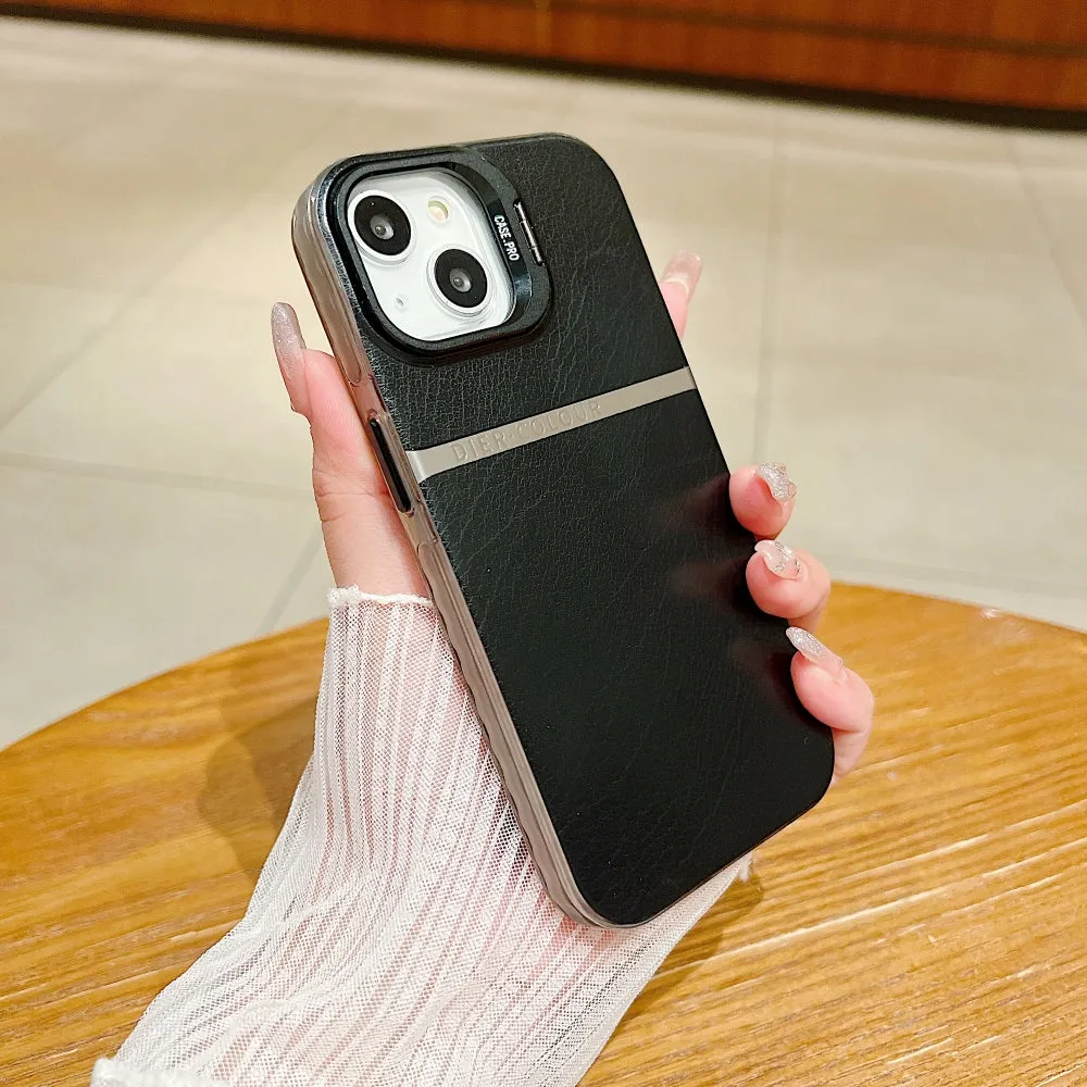 Bracket Kickstand TPU (Soft) | PC (Hard) Phone Case - iPhone 14 Plus
