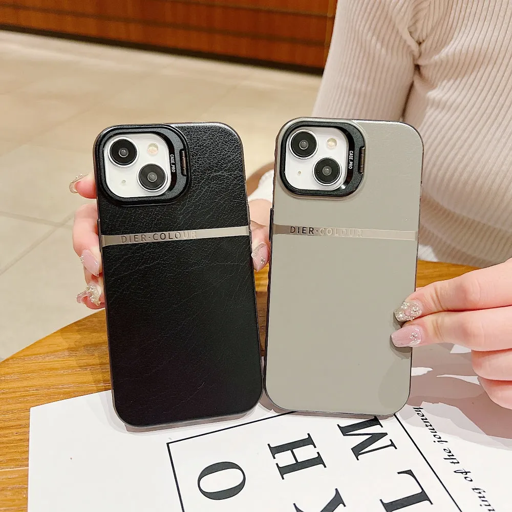 Bracket Kickstand TPU (Soft) | PC (Hard) Phone Case - iPhone 14 Plus