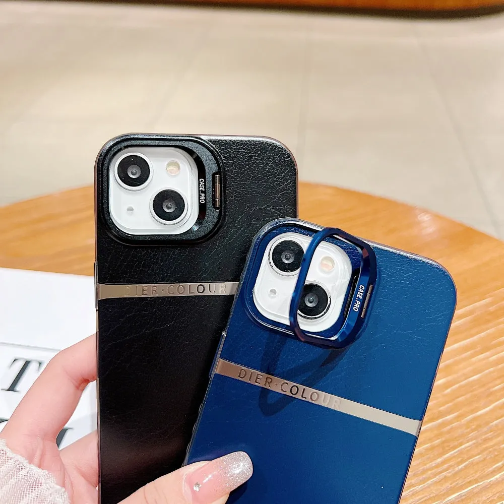 Bracket Kickstand TPU (Soft) | PC (Hard) Phone Case - iPhone 14 Plus