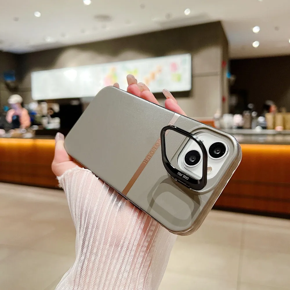 Bracket Kickstand TPU (Soft) | PC (Hard) Phone Case - iPhone 14 Plus