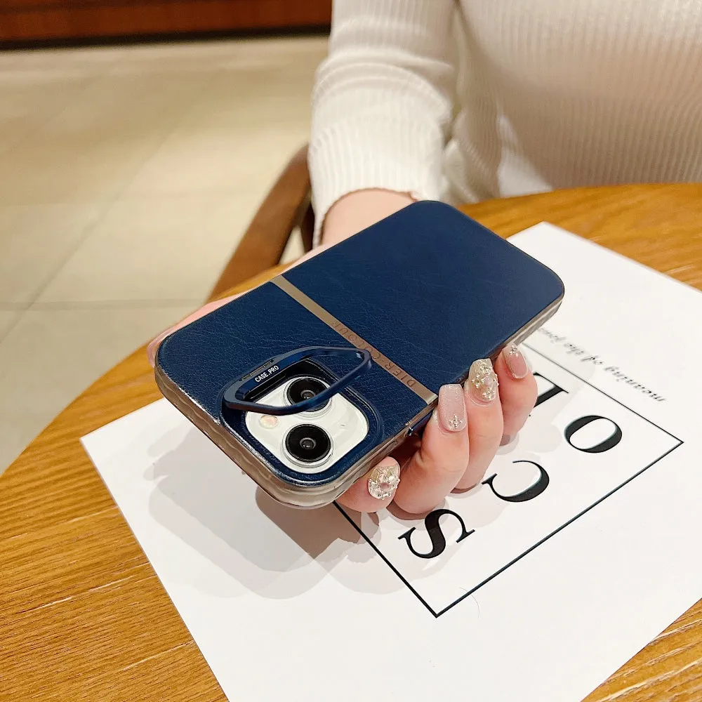 Bracket Kickstand TPU (Soft) | PC (Hard) Phone Case - iPhone 14 Plus