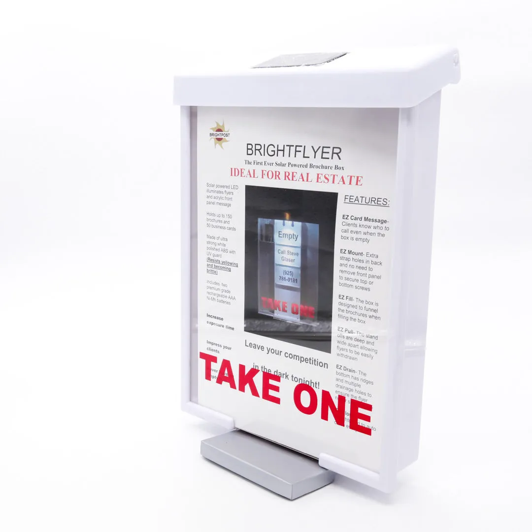 Brochure Box Solar Powered