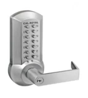 Cal-Royal CRCODE204 Storeroom Pushbutton Lever Trim For Exit Device