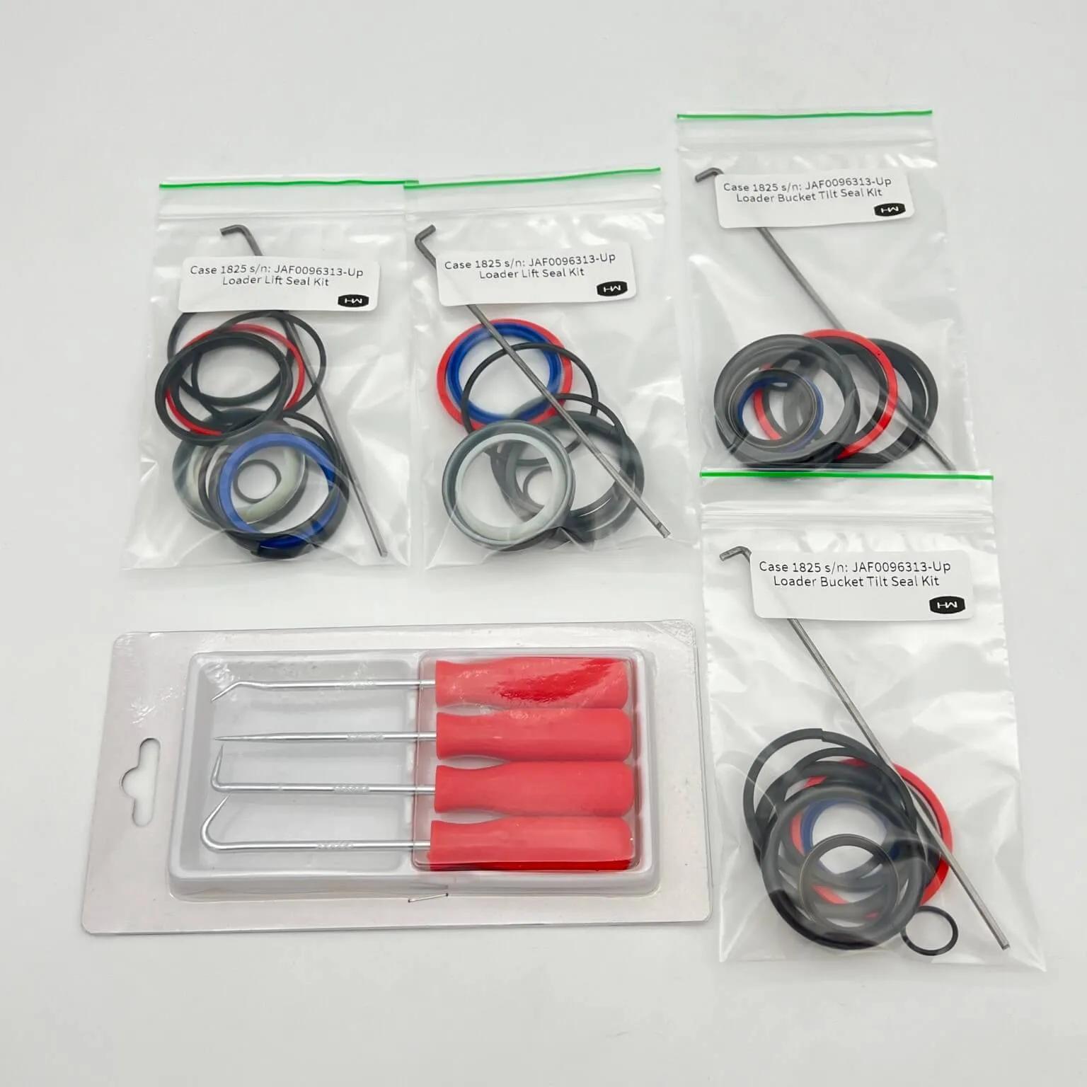 Case 1825 s/n: JAF0096313-Up Whole Machine Kit w/ Free O-Ring Pick Set