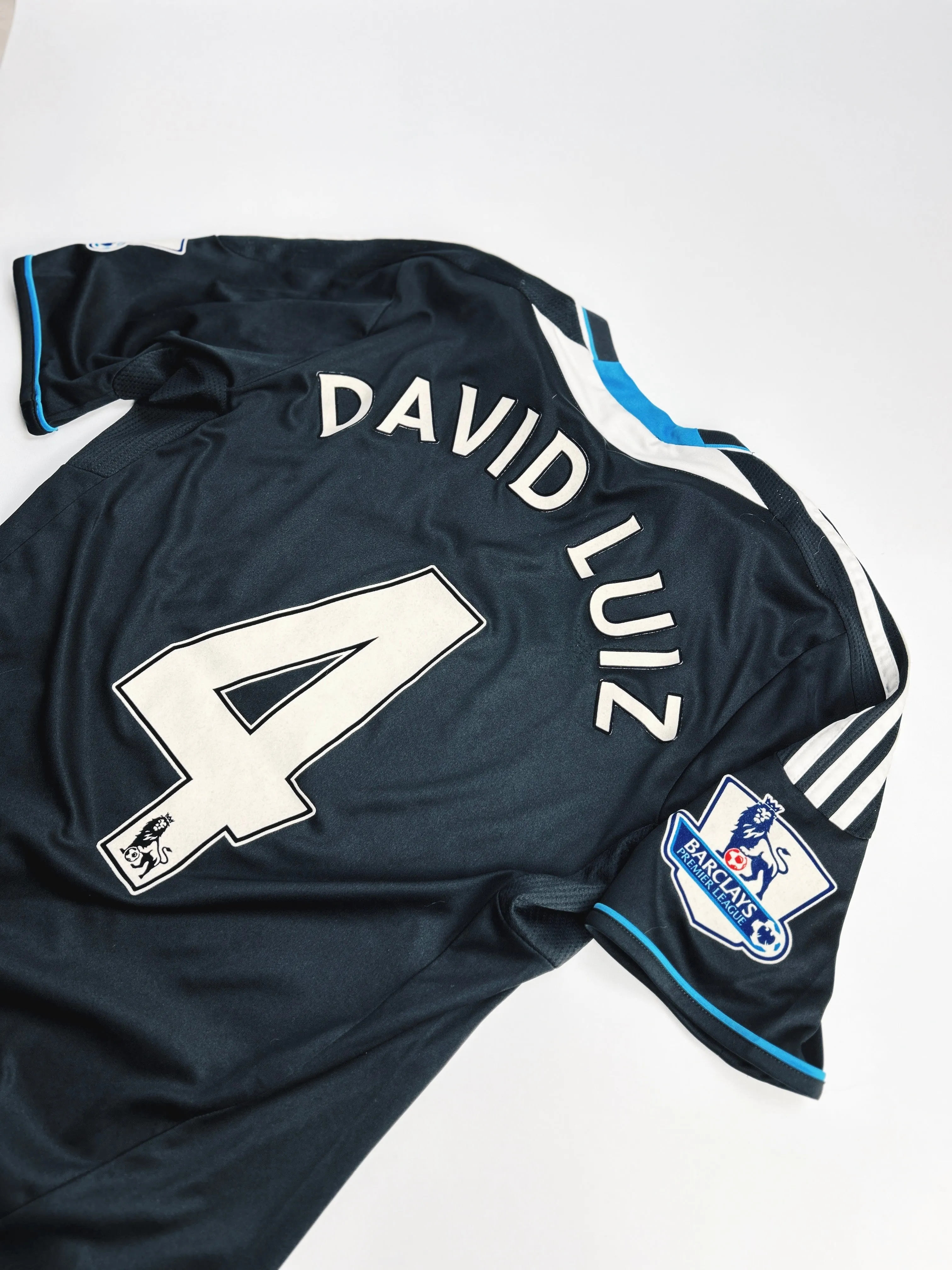 Chelsea Away #4 David Luiz 2011-2012 S