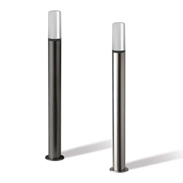 Cilindro LED Bollard Light in Black or Stainless Steel