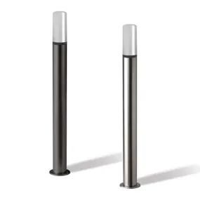 Cilindro LED Bollard Light in Black or Stainless Steel