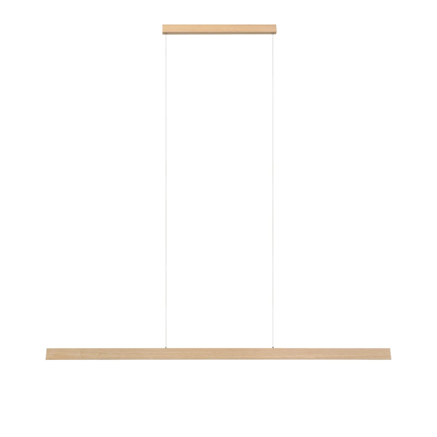 Climene 2 LED Pendant Light CCT 48w in Black, White, Brushed Aluminium, Oak or Walnut