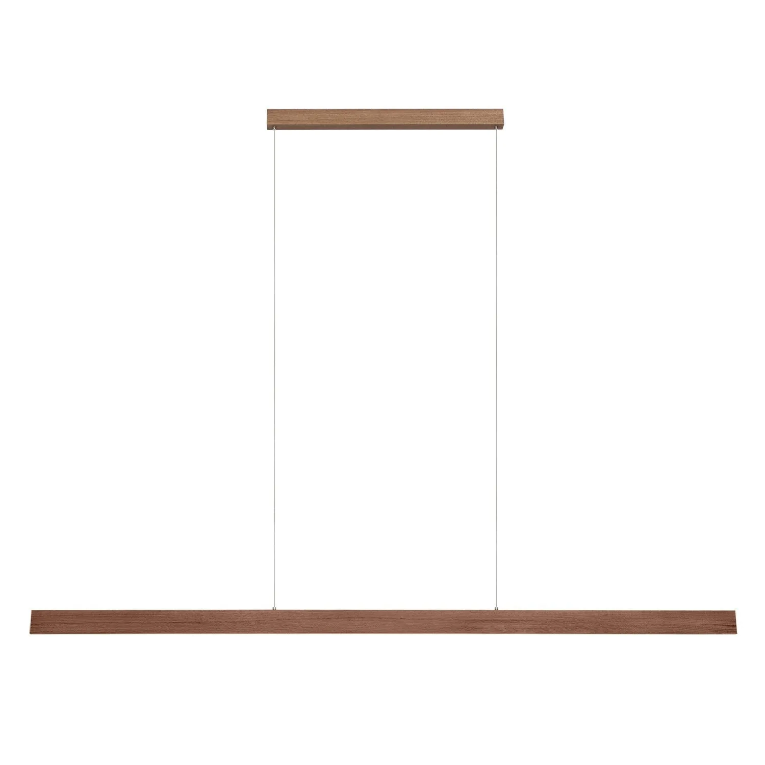 Climene 2 LED Pendant Light CCT 48w in Black, White, Brushed Aluminium, Oak or Walnut