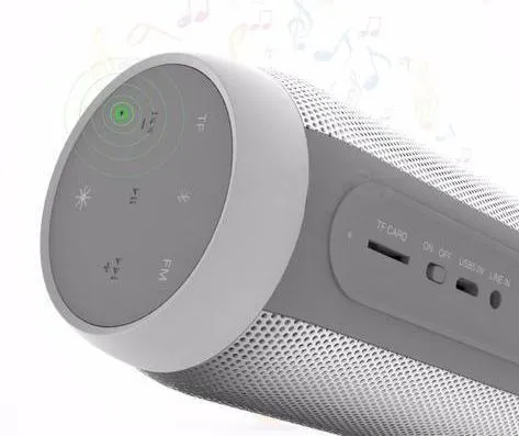 Colorful Waterproof LED Portable Bluetooth Speaker with Flashing Lights