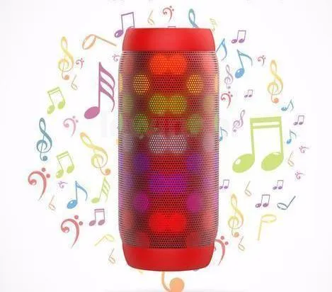 Colorful Waterproof LED Portable Bluetooth Speaker with Flashing Lights