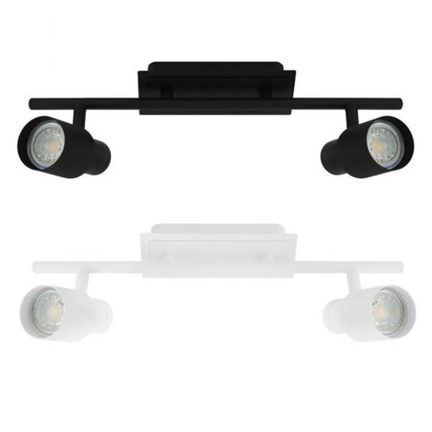 Davida 2 Spot Light 2Lt Dimmable in Black or White