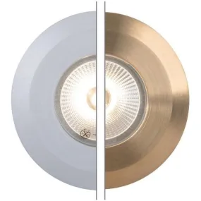 DEKA Round LED inground Light Cover in Aluminium or Brass