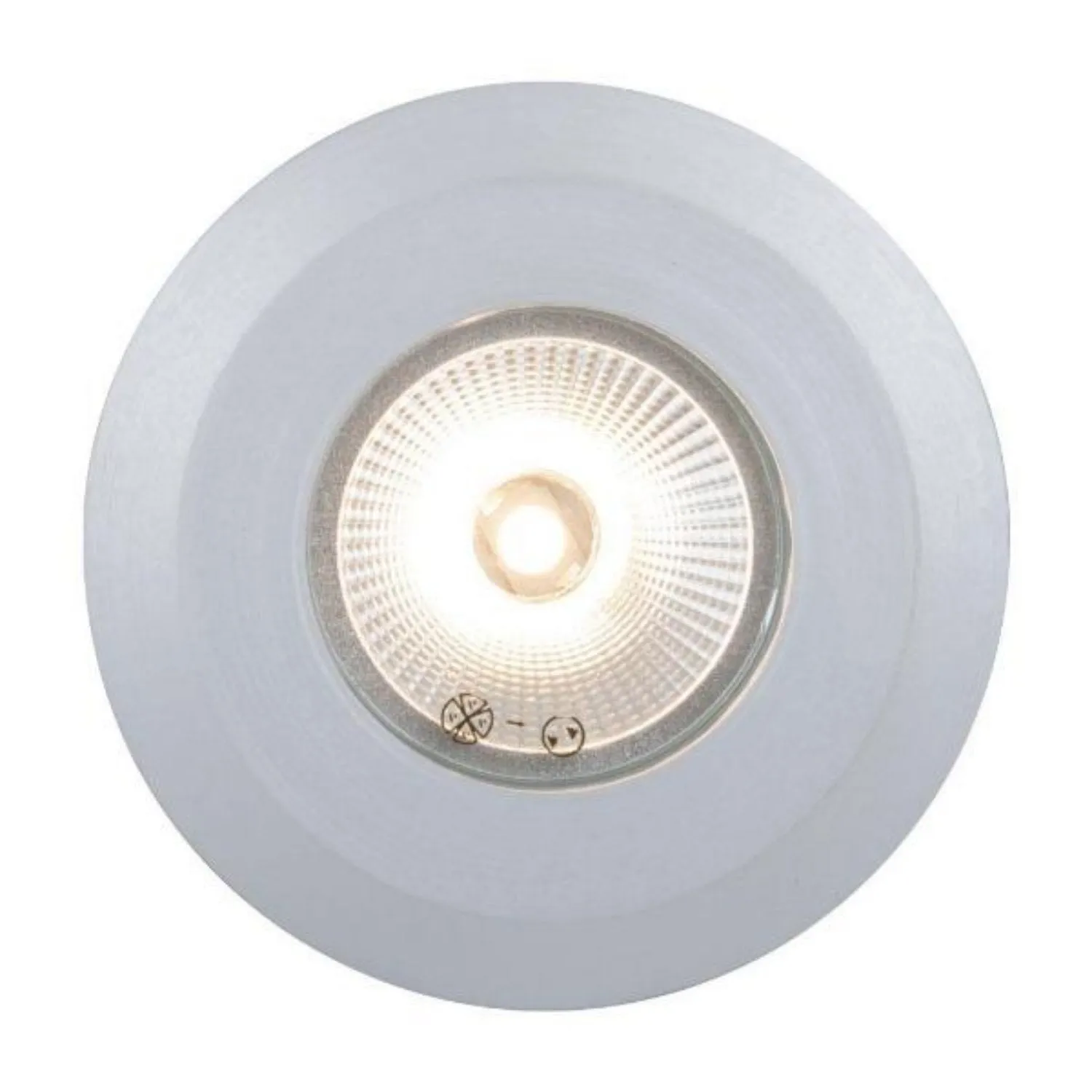 DEKA Round LED inground Light Cover in Aluminium or Brass