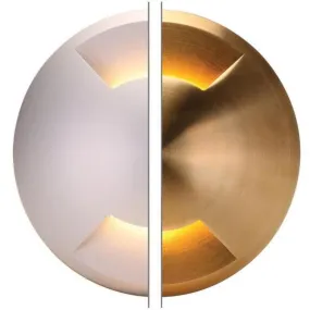DEKA Two-Way LED inground Light Cover in Aluminium or Brass