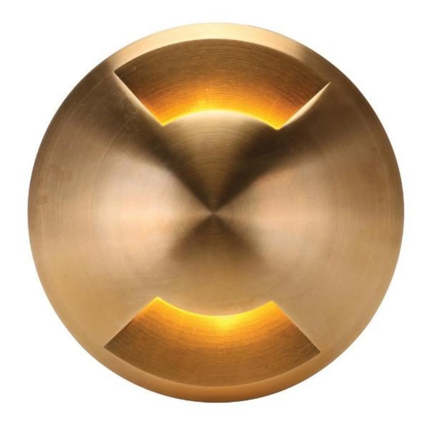 DEKA Two-Way LED inground Light Cover in Aluminium or Brass