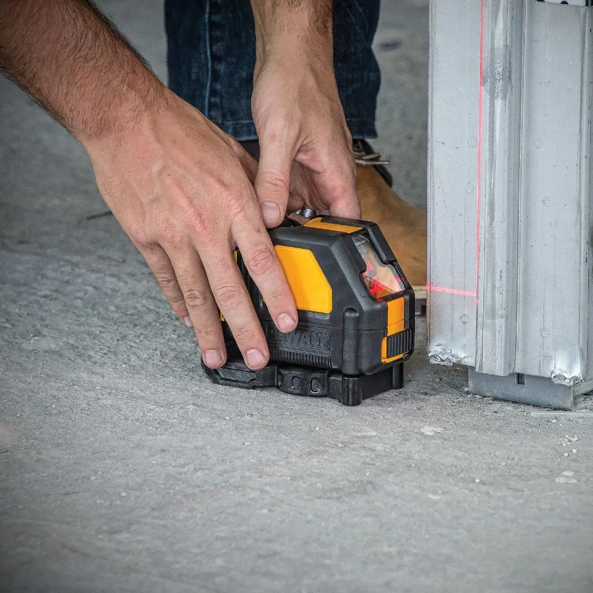 DeWalt DW088LR 12V MAX Compatible Red Cross Line Laser