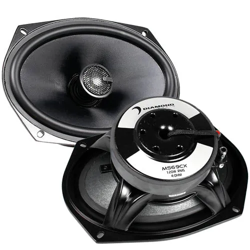 Diamond Audio 6x9" 2-Way Coax Sub Speaker System 240 Watts Max 4 Ohm MS69CX