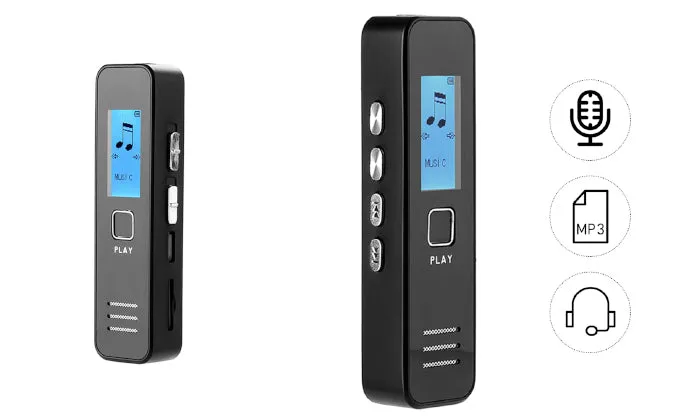 Digital Voice Recorder Audio Dictaphone MP3 Player