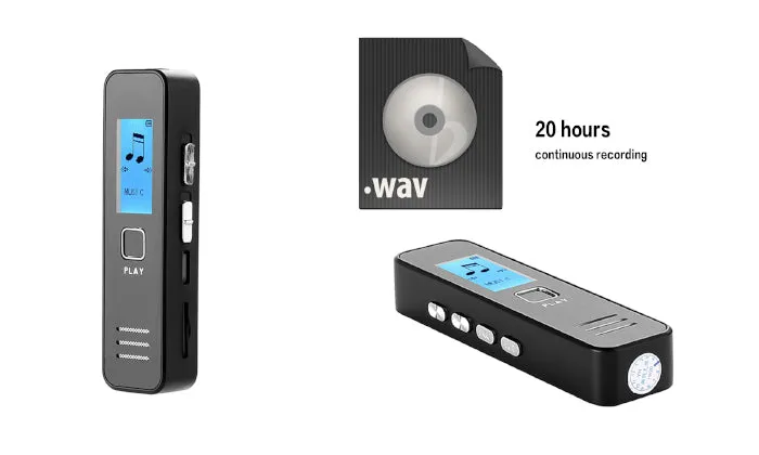 Digital Voice Recorder Audio Dictaphone MP3 Player